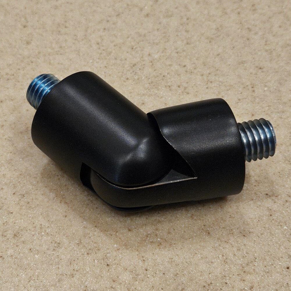 RARE NEW FRONTGATE SINGLE CURTAIN ROD OUTDOOR ALL WEATHER ORB CORNER BRACKET